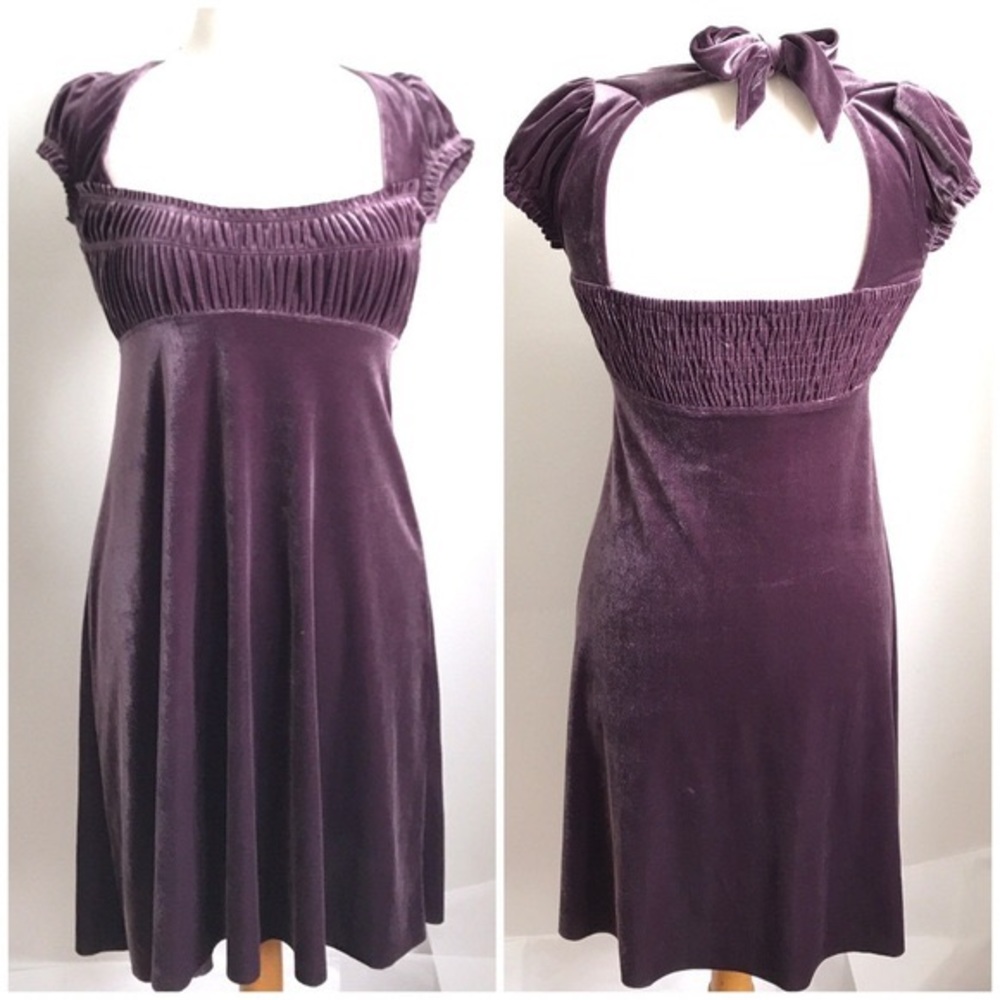 **SOLD**Free People Lavender Purple Velvet Dress
